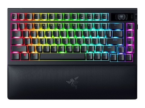 Razer | BlackWidow V4 Pro 75% | Mechanical Gaming Keyboard | 4K Hz Wireless | US | Black | Orange Tactile Switches Gen‑3 | Wirel Razer | BlackWidow V4 Pro 75% | Mechanical Gaming Keyboard | 4K Hz Wireless | US | Black | Orange Tactile Switches Gen‑3 | Wirel