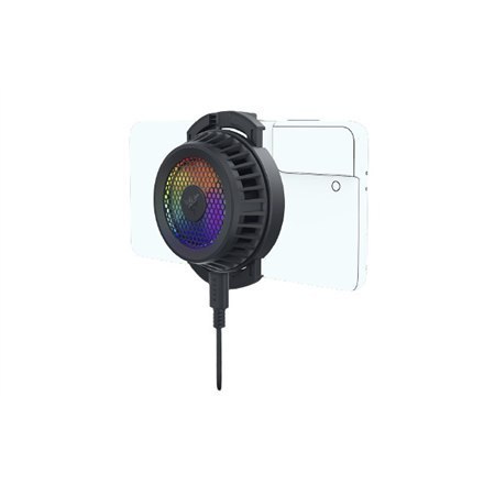 Razer | Phone Cooler Chroma | Black | 6400 RPM Razer | Phone Cooler Chroma | Black | 6400 RPM