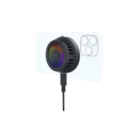 Razer | Phone Cooler Chroma | Black | 6400 RPM Razer | Phone Cooler Chroma | Black | 6400 RPM
