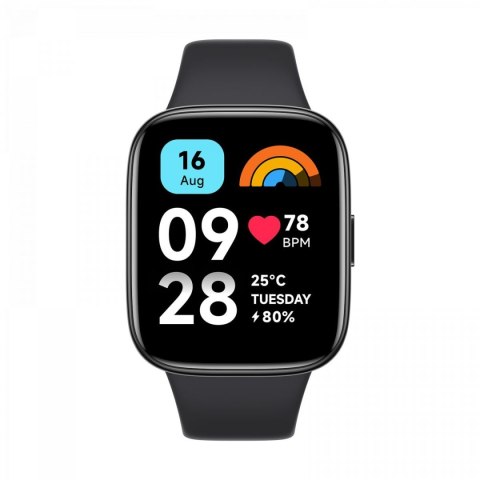 Redmi Watch 3 Active | Smart watch | GPS (satellite) | AMOLED | Waterproof | Black Redmi Watch 3 Active | Smart watch | GPS (satellite) | AMOLED | Waterproof | Black
