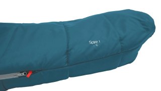 Robens | Spire I "R" | Śpiwór | 220 x 80 x 52 cm | 2-drogowa klapa - YKK Auto lock | Niebieski