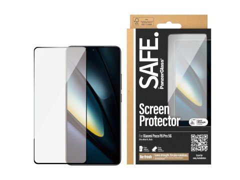 SAFE by PanzerGlass Screen Protector Xiaomi Poco F6 Pro 5G | Ultra-Wide Fit | PanzerGlass SAFE by PanzerGlass Screen Protector Xiaomi Poco F6 Pro 5G | Ultra-Wide Fit | PanzerGlass