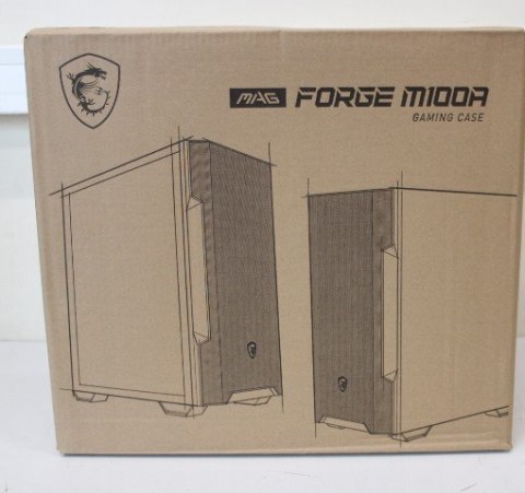 SALE OUT. MSI MAG FORGE M100A PC Case, Micro ATX Tower, USB 3.2, Black | MSI | PC Case | MAG FORGE M100A | Black | Micro ATX Tow SALE OUT. MSI MAG FORGE M100A PC Case, Micro ATX Tower, USB 3.2, Black | MSI | PC Case | MAG FORGE M100A | Black | Micro ATX Tow