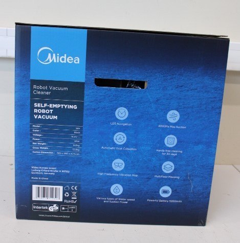 SALE OUT. | Midea | Robotic Vacuum Cleaner | S8+ | Wet&Dry | Operating time (max) 180 min | Lithium Ion | 5200 mAh | Dust capac SALE OUT. | Midea | Robotic Vacuum Cleaner | S8+ | Wet&Dry | Operating time (max) 180 min | Lithium Ion | 5200 mAh | Dust capac