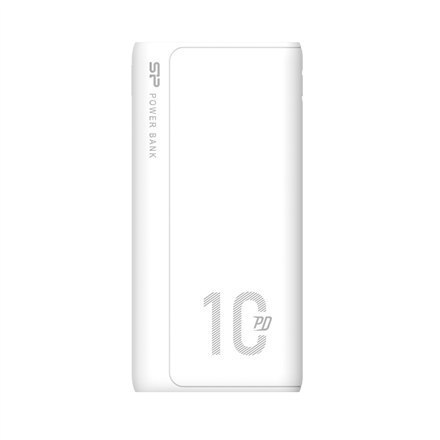 SILICON POWER Power Bank, QP15, 10000mAh, White Silicon Power | SP10KMAPBKQP150W | Power Bank | Li-Polymer SILICON POWER Power Bank, QP15, 10000mAh, White Silicon Power | SP10KMAPBKQP150W | Power Bank | Li-Polymer