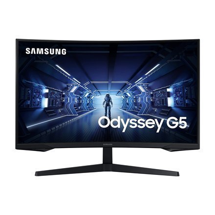 Samsung Curved Gaming Monitor LC27G55TQBUXEN 27", VA, WQHD, 2560 x 1440, 16:9, 1 ms, 300 cd/m², Czarny, 144 Hz, Liczba portów HD Samsung Curved Gaming Monitor LC27G55TQBUXEN 27", VA, WQHD, 2560 x 1440, 16:9, 1 ms, 300 cd/m², Czarny, 144 Hz, Liczba portów HD