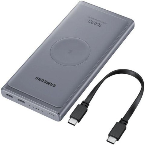 Samsung Indukcyjny Power Bank 10000 mAh Szary Grafitowy Samsung Indukcyjny Power Bank 10000 mAh Szary Grafitowy