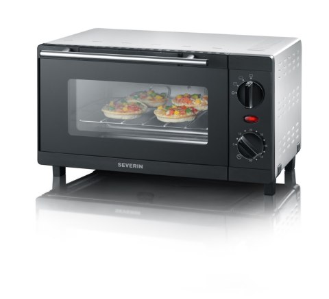Severin Mini oven TO 2052 9 L Electric 800 W Black/ Silver Severin Mini oven TO 2052 9 L Electric 800 W Black/ Silver
