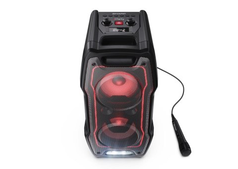 Sharp Party Speaker System with Built-in Battery | PS-931 | 180 W | Waterproof | Bluetooth | Black | Portable | Wireless connect Sharp Party Speaker System with Built-in Battery | PS-931 | 180 W | Waterproof | Bluetooth | Black | Portable | Wireless connect