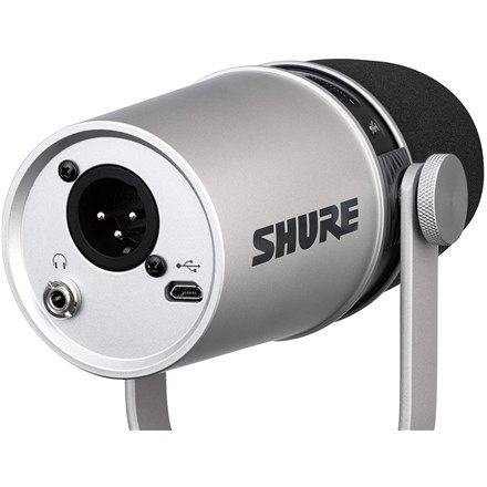 Shure | Podcast Microphone | MV7-S | Silver | kg Shure | Podcast Microphone | MV7-S | Silver | kg