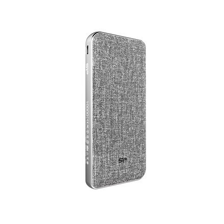 Silicon Power | QP77 | Power Bank | 10000 mAh | Grey Silicon Power | QP77 | Power Bank | 10000 mAh | Grey