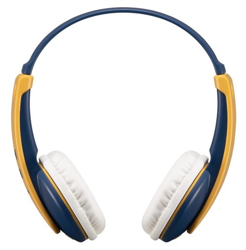 Słuchawki Bluetooth JVC HAKD10WYE dla dzieci, nauszne, żółto-niebieskie, waga 110 g, czas odtwarzania 16 h Słuchawki Bluetooth JVC HAKD10WYE dla dzieci, nauszne, żółto-niebieskie, waga 110 g, czas odtwarzania 16 h