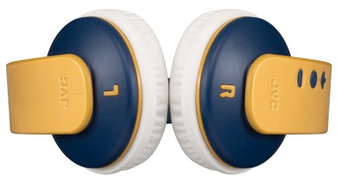 Słuchawki Bluetooth JVC HAKD10WYE dla dzieci, nauszne, żółto-niebieskie, waga 110 g, czas odtwarzania 16 h Słuchawki Bluetooth JVC HAKD10WYE dla dzieci, nauszne, żółto-niebieskie, waga 110 g, czas odtwarzania 16 h