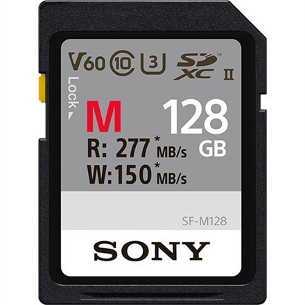 Sony 128 GB SF-M Series UHS-II SD Memory Card Sony | 128 GB | SDXC | Flash memory class 10 Sony 128 GB SF-M Series UHS-II SD Memory Card Sony | 128 GB | SDXC | Flash memory class 10