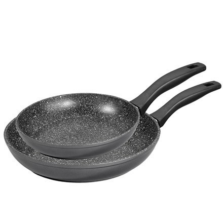 Stoneline | 6937 | Pan Set of 2 | Frying | Diameter 24/28 cm | Suitable for induction hob | Fixed handle | Anthracite Stoneline | 6937 | Pan Set of 2 | Frying | Diameter 24/28 cm | Suitable for induction hob | Fixed handle | Anthracite