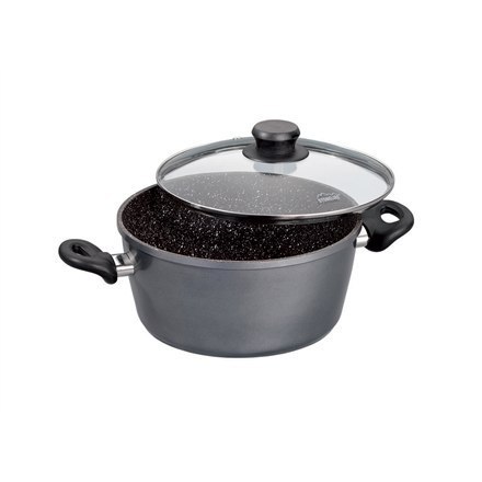 Stoneline | Cooking pot | 6741 | 2 L | 18 cm | die-cast aluminium | Grey | Lid included Stoneline | Cooking pot | 6741 | 2 L | 18 cm | die-cast aluminium | Grey | Lid included