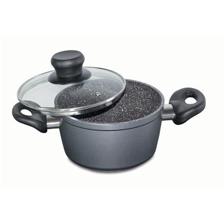 Stoneline | Cooking pot | 7451 | 1.5 L | die-cast aluminium | Grey | Lid included Stoneline | Cooking pot | 7451 | 1.5 L | die-cast aluminium | Grey | Lid included