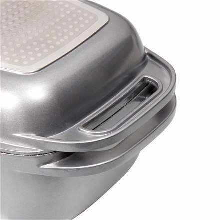 Stoneline | Roasting pot | 7947 | 2.7+5.6 L | Aluminium | Anthracite | Lid included | Pot Stoneline | Roasting pot | 7947 | 2.7+5.6 L | Aluminium | Anthracite | Lid included | Pot