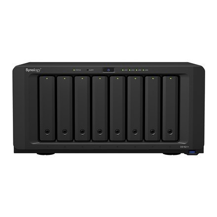 Synology | Tower NAS | DS1821+ | Do 8 HDD/SSD Hot-Swap | AMD Ryzen | Ryzen V1500B Quad Core | Częstotliwość procesora 2,2 GHz | Synology | Tower NAS | DS1821+ | Do 8 HDD/SSD Hot-Swap | AMD Ryzen | Ryzen V1500B Quad Core | Częstotliwość procesora 2,2 GHz |