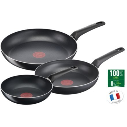 TEFAL | B5569153 | Zestaw Naczyń Kuchennych Simple Cook 3 Sztuki | Smażenie | Średnica 20 / 24 / 28 cm | Stała rączka TEFAL | B5569153 | Zestaw Naczyń Kuchennych Simple Cook 3 Sztuki | Smażenie | Średnica 20 / 24 / 28 cm | Stała rączka