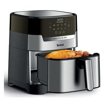 TEFAL | EY505D15 | Frytkownica z grillem | Moc 1400 W | Pojemność 4,2 L | Stal nierdzewna TEFAL | EY505D15 | Frytkownica z grillem | Moc 1400 W | Pojemność 4,2 L | Stal nierdzewna