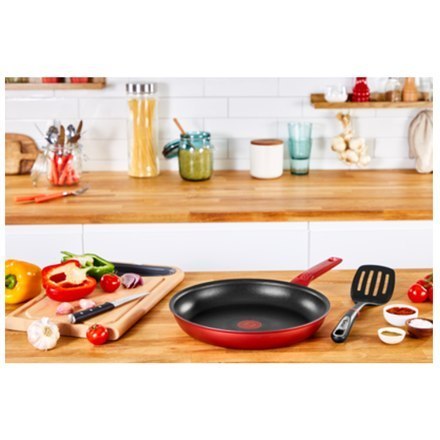 TEFAL | G2730422 | Daily Chef Pan | Frying | Diameter 24 cm | Suitable for induction hob | Fixed handle | Red TEFAL | G2730422 | Daily Chef Pan | Frying | Diameter 24 cm | Suitable for induction hob | Fixed handle | Red