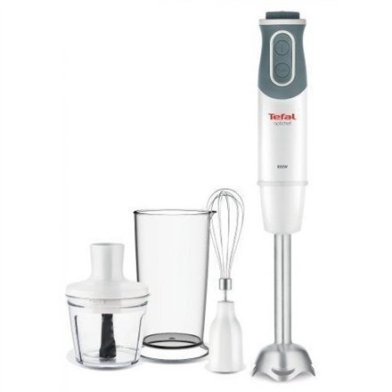 TEFAL | Optichef 3-w-1 HB643138 | Blender | Blender ręczny | 800 W | Liczba prędkości 20 | Tryb Turbo | Rozdrabniacz | Biały/Sza TEFAL | Optichef 3-w-1 HB643138 | Blender | Blender ręczny | 800 W | Liczba prędkości 20 | Tryb Turbo | Rozdrabniacz | Biały/Sza