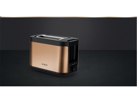 TEFAL Toaster | TT430G10 Coppertinto | Number of slots 2 | Housing material Stainless steel | Gold TEFAL Toaster | TT430G10 Coppertinto | Number of slots 2 | Housing material Stainless steel | Gold