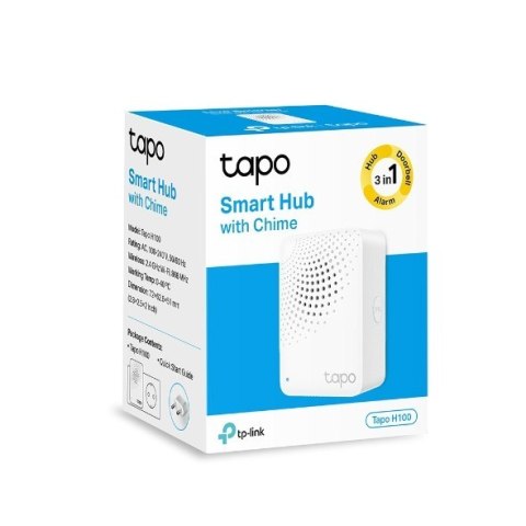 TP-LINK Tapo Smart IoT Hub with Chime Tapo H100 868/922MHz TP-LINK Tapo Smart IoT Hub with Chime Tapo H100 868/922MHz