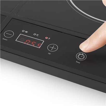 Tristar | Induction table hob | IK-6179 | Number of burners/cooking zones 2 | Digital | Black | Induction Tristar | Induction table hob | IK-6179 | Number of burners/cooking zones 2 | Digital | Black | Induction
