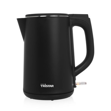 Tristar | Jug Kettle | WK-3404 | Electric | 2200 W | 1.5 L | Material jug - pastic stainless steel | 360° rotational base | Blac Tristar | Jug Kettle | WK-3404 | Electric | 2200 W | 1.5 L | Material jug - pastic stainless steel | 360° rotational base | Blac