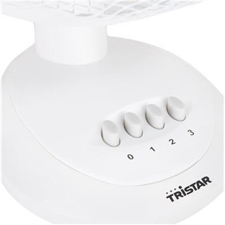Tristar | VE-5930 | Desk fan | White | Diameter 30 cm | Number of speeds 3 | Oscillation | 40 W | No Tristar | VE-5930 | Desk fan | White | Diameter 30 cm | Number of speeds 3 | Oscillation | 40 W | No