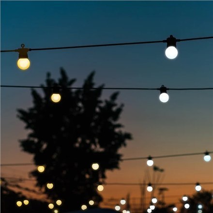 Twinkly | Girlandy Smart LED 40 AWW (Złoto+Srebro) żarówki G45, 20m | AWW - Zimne do ciepłej bieli Twinkly | Girlandy Smart LED 40 AWW (Złoto+Srebro) żarówki G45, 20m | AWW - Zimne do ciepłej bieli