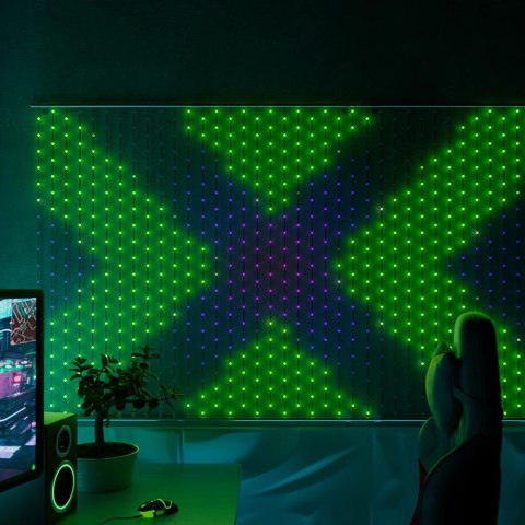 Twinkly|Matrix Smart LED Lights 480, 1x1m|RGB Multicolor Twinkly|Matrix Smart LED Lights 480, 1x1m|RGB Multicolor
