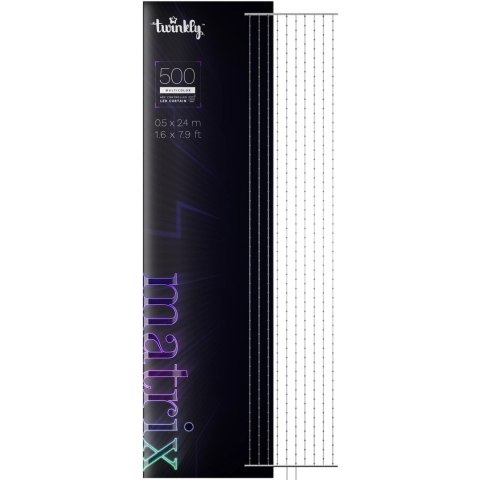 Twinkly|Matrix Smart LED Lights 500, 0.5x2.4m|RGB Multicolor Twinkly|Matrix Smart LED Lights 500, 0.5x2.4m|RGB Multicolor