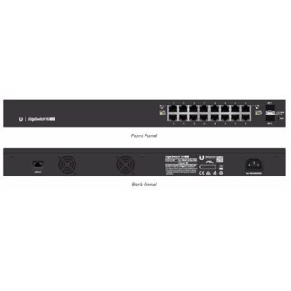 Ubiquiti | EdgeSwitch | ES-16-150W | Web managed | Rackmountable | 1 Gbps (RJ-45) ports quantity 16 | SFP ports quantity 2 | 12