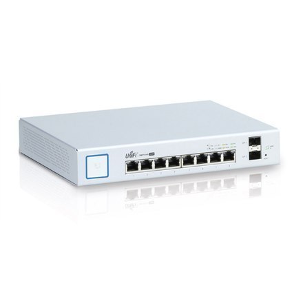 Ubiquiti | Switch | Unifi US-8-150W | Web managed | Desktop | 1 Gbps (RJ-45) ports quantity 8 | SFP ports quantity 2 | PoE ports Ubiquiti | Switch | Unifi US-8-150W | Web managed | Desktop | 1 Gbps (RJ-45) ports quantity 8 | SFP ports quantity 2 | PoE ports