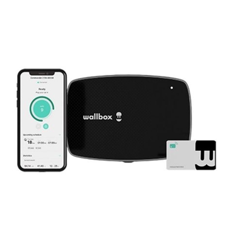 Wallbox | Ładowarka do pojazdów elektrycznych | Commander 2s | 22 kW | Wi-Fi, Bluetooth, Ethernet, 4G (opcjonalnie) | Stacja ład Wallbox | Ładowarka do pojazdów elektrycznych | Commander 2s | 22 kW | Wi-Fi, Bluetooth, Ethernet, 4G (opcjonalnie) | Stacja ład