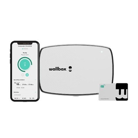 Wallbox | Ładowarka do pojazdów elektrycznych | Commander 2s | 22 kW | Wi-Fi, Bluetooth, Ethernet, 4G (opcjonalnie) | Stacja ład Wallbox | Ładowarka do pojazdów elektrycznych | Commander 2s | 22 kW | Wi-Fi, Bluetooth, Ethernet, 4G (opcjonalnie) | Stacja ład