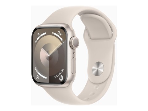 Watch Series 9 | Smartwatch | GPS (satelitarny) | Always-On Retina | 41 mm | Wodoodporny Watch Series 9 | Smartwatch | GPS (satelitarny) | Always-On Retina | 41 mm | Wodoodporny