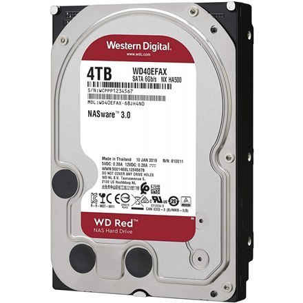 Western Digital | Red | 5400 RPM | 4000 GB | 3.5" | HDD | MB
