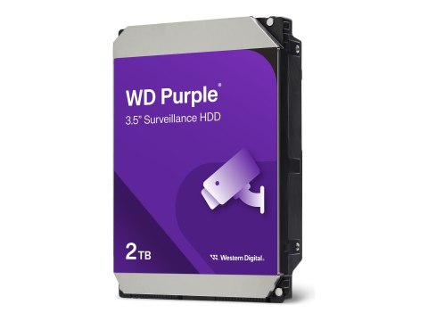 Western Digital Surveillance Hard Drive Purple WD22PURZ 5400 RPM 2000 GB Western Digital Surveillance Hard Drive Purple WD22PURZ 5400 RPM 2000 GB