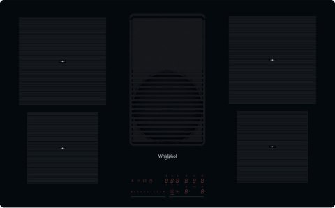 Whirlpool Black | Electronic | A | 4 | WVH 92 K/1 | Induction hob with built-in hood Whirlpool Black | Electronic | A | 4 | WVH 92 K/1 | Induction hob with built-in hood