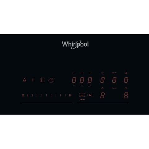 Whirlpool Black | Electronic | A | 4 | WVH 92 K/1 | Induction hob with built-in hood Whirlpool Black | Electronic | A | 4 | WVH 92 K/1 | Induction hob with built-in hood