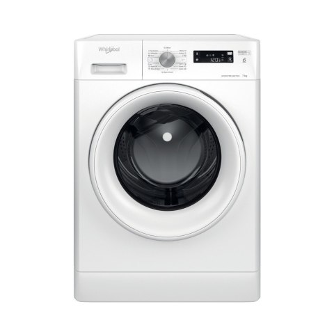 Whirlpool Washing machine | FFS 7469 W EE | Energy efficiency class A | Front loading | Washing capacity 7 kg | 1400 RPM | Depth Whirlpool Washing machine | FFS 7469 W EE | Energy efficiency class A | Front loading | Washing capacity 7 kg | 1400 RPM | Depth