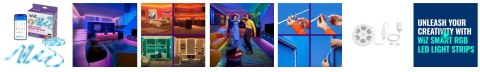 WiZ Smart WiFi RGB LED strip, 10m|10 W|RGB WiZ Smart WiFi RGB LED strip, 10m|10 W|RGB