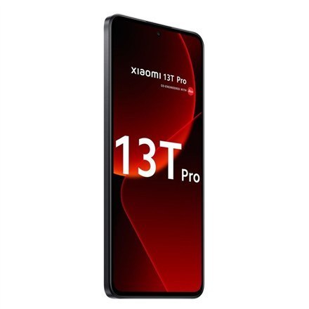 Xiaomi | 13T Pro | Czarny | 6,67" | AMOLED | MediaTek | Dimensity 9200 Plus (4 nm) | Wewnętrzna pamięć RAM 12 GB | 512 GB | Dual Xiaomi | 13T Pro | Czarny | 6,67" | AMOLED | MediaTek | Dimensity 9200 Plus (4 nm) | Wewnętrzna pamięć RAM 12 GB | 512 GB | Dual