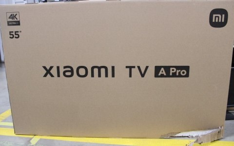 Xiaomi A Pro | 55" (138 cm) | Smart TV | Google TV | UHD | Black | DAMAGED PACKAGING Xiaomi A Pro | 55" (138 cm) | Smart TV | Google TV | UHD | Black | DAMAGED PACKAGING
