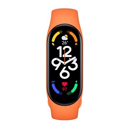 Xiaomi | Pasek na nadgarstek | Zaprojektowany dla Xiaomi Smart Band 7 ¦ Xiaomi Mi Band 7, Smart Band 7 | Pomarańczowy Xiaomi | Pasek na nadgarstek | Zaprojektowany dla Xiaomi Smart Band 7 ¦ Xiaomi Mi Band 7, Smart Band 7 | Pomarańczowy