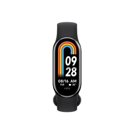 Xiaomi | Smart Band 8 | Monitor aktywności | Bluetooth | Grafitowy Czarny Xiaomi | Smart Band 8 | Monitor aktywności | Bluetooth | Grafitowy Czarny